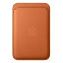 Cartera de trenzado fino con MagSafe para el iPhone- Naranja Zorro — precio mayorista B2B