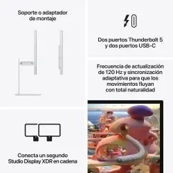 Studio Display XDR con vidrio nanotexturizado y soporte ajustable en inclinación y altura Apple al por mayor en España 📦 