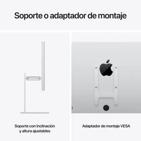 Studio Display XDR con vidrio nanotexturizado y soporte ajustable en inclinación y altura Apple al por mayor en España 📦 