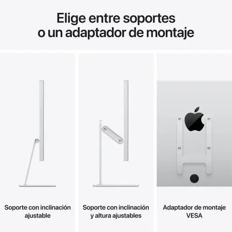 Studio Display con vidrio nanotexturizado y soporte ajustable en inclinación y altura Apple al por mayor en España 📦 