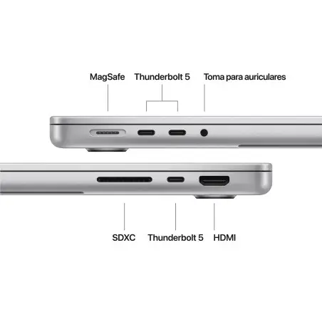 MacBook Pro 14 M5 Pro 24GB 2TB Plata Apple al por mayor en España 📦 