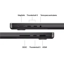 MacBook Pro 14 M5 Max 36GB 2TB Negro espacial Apple al por mayor en España 📦 