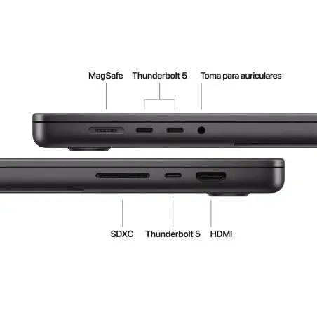 MacBook Pro 16 M5 Pro 48GB 1TB Negro espacial Apple al por mayor en España 📦 