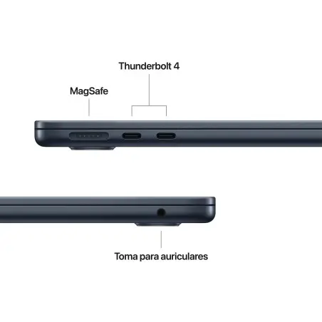 MacBook Air 13 M5 16GB 1TB Medianoche Apple al por mayor en España 📦 