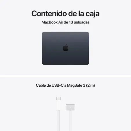MacBook Air 13 M5 16GB 1TB Medianoche Apple al por mayor en España 📦 