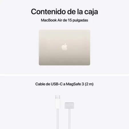 MacBook Air 15 M5 16GB 1TB Blanco estrella Apple al por mayor en España 📦 