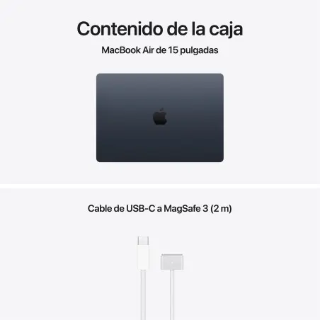 MacBook Air 15 M5 16GB 512GB Medianoche Apple al por mayor en España 📦 
