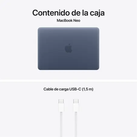 MacBook Neo A18 Pro 8GB 512GB Touch ID Indigo Apple al por mayor en España 📦 