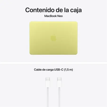MacBook Neo A18 Pro 8GB 256GB Cítrico Apple al por mayor en España 📦 