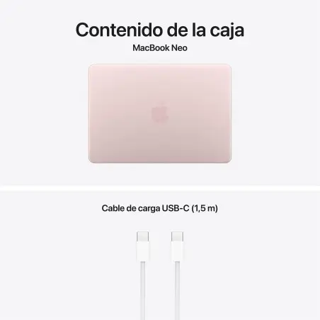MacBook Neo A18 Pro 8GB 256GB Rosa nube Apple al por mayor en España 📦 