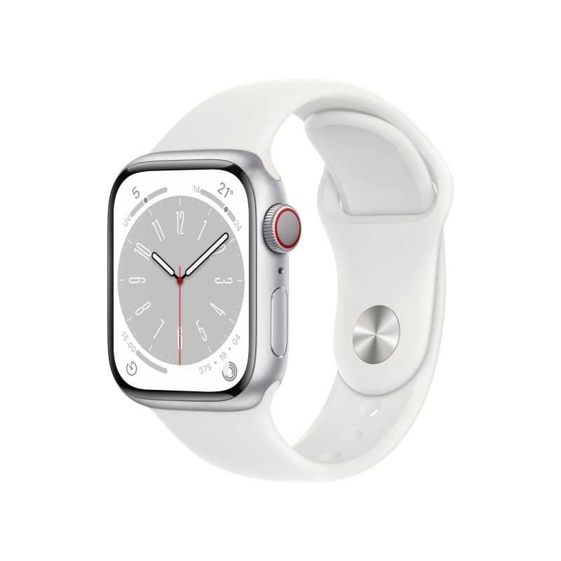 Watch 8 GPS Celular 41 Aluminio Blanco - Inicio - Apple