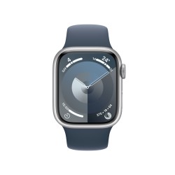 Watch 9 aluminio 41 Plata Correa Azul M/L - Apple Watch 9 - Apple