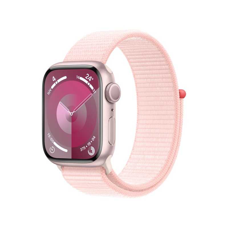 Watch 9 Aluminio 41 Correa Tejido Rosa - Apple Watch 9 - Apple
