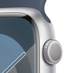 Watch 9 aluminio 45 Plata Correa azul M/L - Apple Watch 9 - Apple