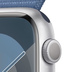 Watch 9 aluminio 45 Plata Correa Tejido Azul - Apple Watch 9 - Apple