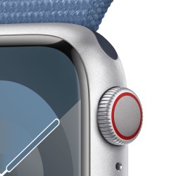 Watch 9 aluminio 41 Cell Plata Correa Tejido Azul - Apple Watch 9 - Apple