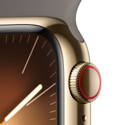 Watch 9 Acero 41 Cell Oro Correa Marrón S/M - Apple Watch 9 - Apple