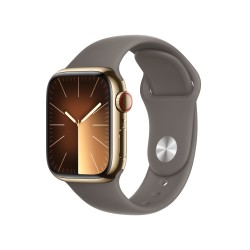 Watch 9 Acero 41 Cell Oro Correa Marrón M/L - Apple Watch 9 - Apple
