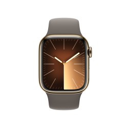 Watch 9 Acero 41 Cell Oro Correa Marrón M/L - Apple Watch 9 - Apple