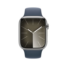 Watch 9 Acero 45 Cell Plata Correa Azul S/M - Apple Watch 9 - Apple