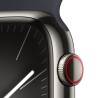 Watch 9 Acero 45 Cell Grafito Correa Negro M/L - Apple Watch 9 - Apple