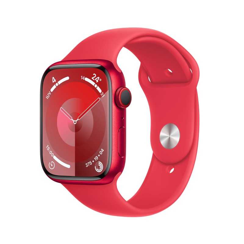 Watch 9 Aluminio 45 Cell Rojo S/M - Apple Watch 9 - Apple