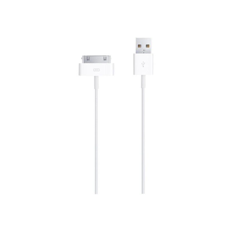 Apple 30-pin - USB2.0 cable de teléfono móvil Blanco USB A Apple 30-pin - MacBook Accesorios - Apple