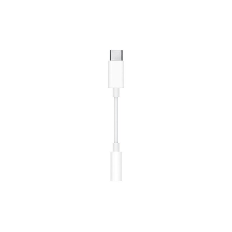Apple MU7E2ZM/A cable de teléfono móvil Blanco 3,5mm USB C - iPhone Accesorios - Apple