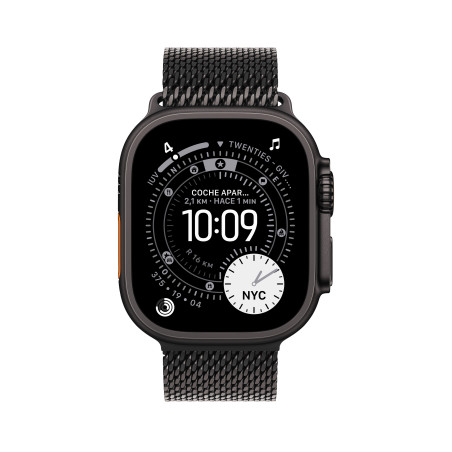 Watch Ultra 3 Cell 49mm Titanio Negro Correa Milanese Negra L — precio mayorista B2B