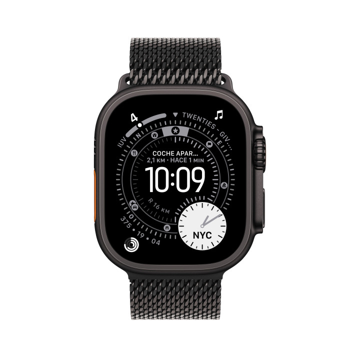 Watch Ultra 3 Cell 49mm Titanio Negro Correa Milanese Negra M — precio mayorista B2B