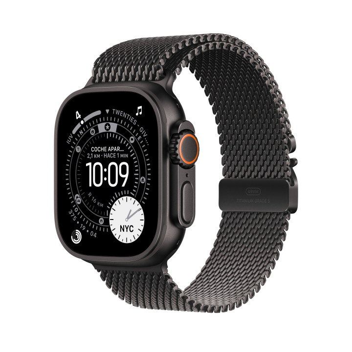 Watch Ultra 3 Cell 49mm Titanio Negro Correa Milanese Negra S — precio mayorista B2B