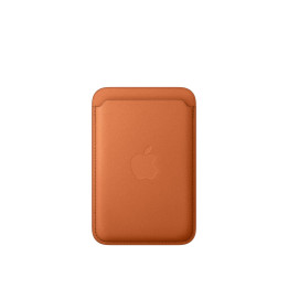 Cartera de trenzado fino con MagSafe para el iPhone- Naranja Zorro — precio mayorista B2B