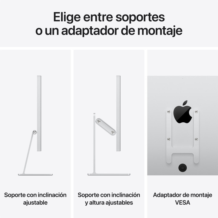 Studio Display con vidrio estándar y soporte ajustable en inclinación Apple al por mayor en España 📦 