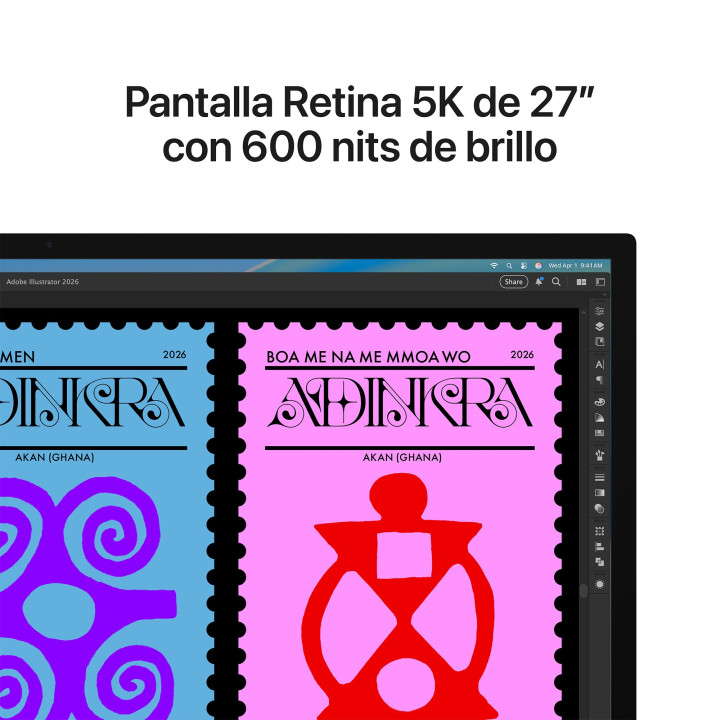 Studio Display con vidrio nanotexturizado y soporte ajustable en inclinación Apple al por mayor en España 📦 