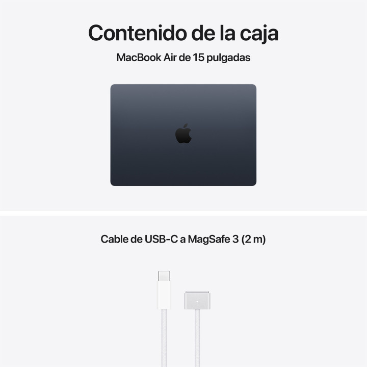 MacBook Air 15 M5 16GB 512GB Medianoche Apple al por mayor en España 📦 