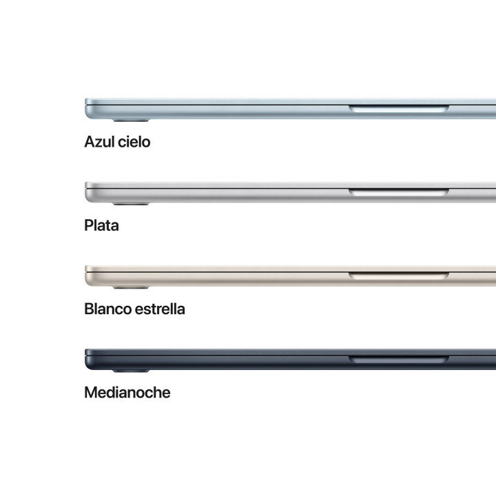MacBook Air 15 M5 16GB 1TB Medianoche Apple al por mayor en España 📦 