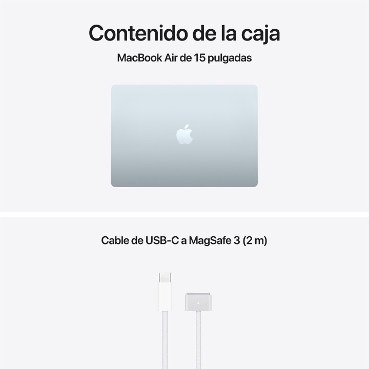 MacBook Air 15 M5 16GB 512GB Azul cielo Apple al por mayor en España 📦 