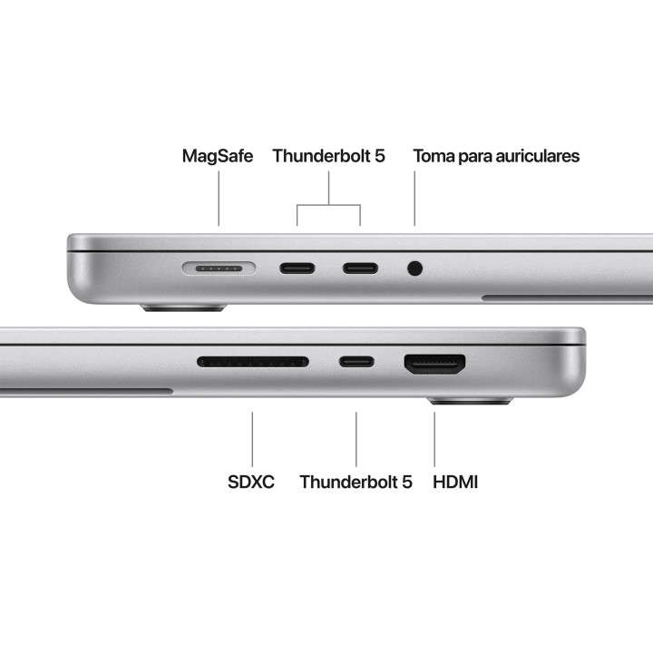 MacBook Pro 16 M5 Pro 48GB 1TB Plata Apple al por mayor en España 📦 