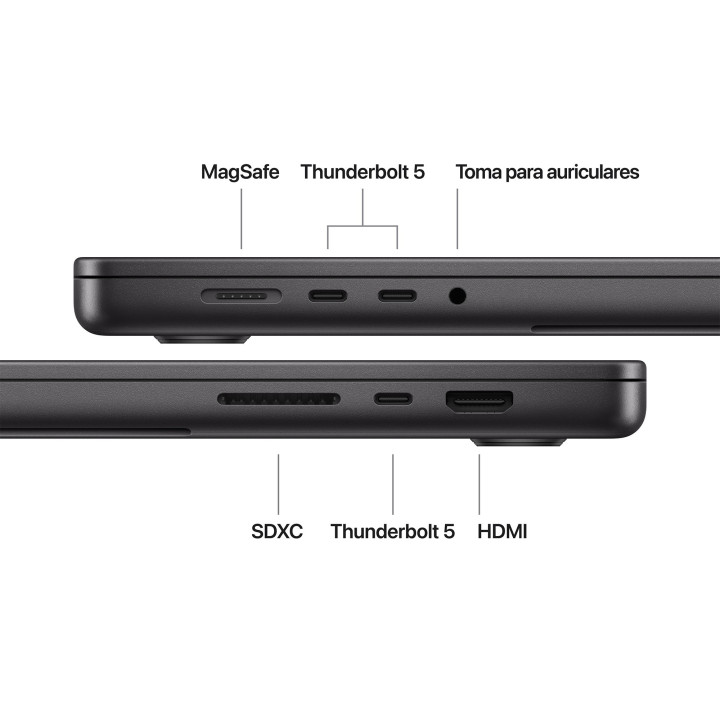 MacBook Pro 16 M5 Pro 24GB 1TB Negro espacial Apple al por mayor en España 📦 