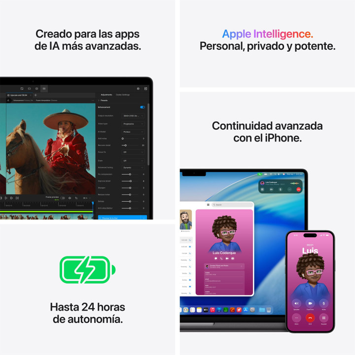 MacBook Pro 16 M5 Pro 24GB 1TB Negro espacial Apple al por mayor en España 📦 