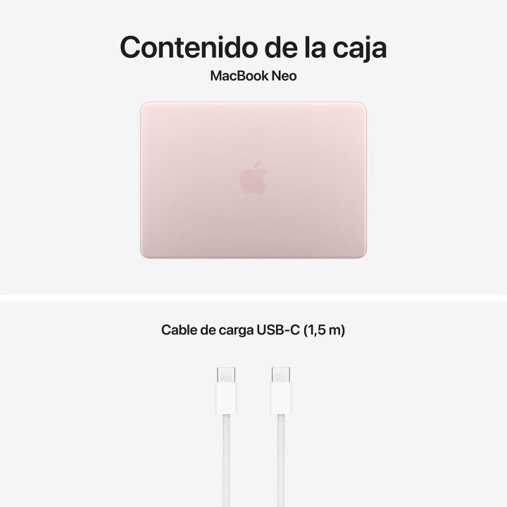 MacBook Neo A18 Pro 8GB 256GB Rosa nube Apple al por mayor en España 📦 