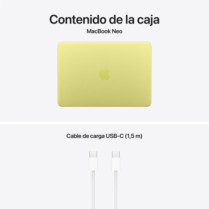MacBook Neo A18 Pro 8GB 256GB Cítrico Apple al por mayor en España 📦 